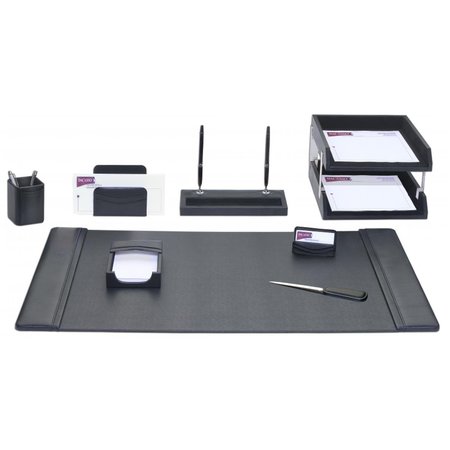 WORKSTATION Leather 10-Piece Desk Set, 10PK TH718329